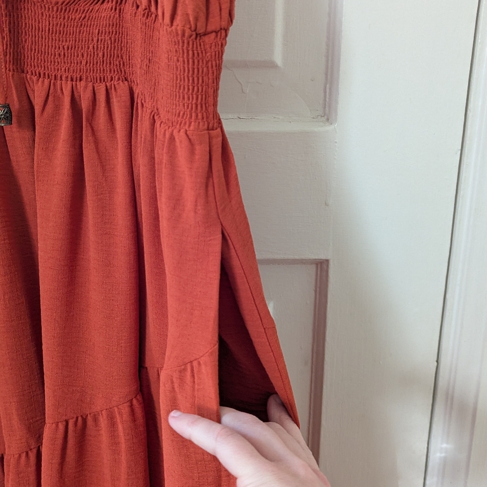 Rust Red Renaissance Dress - Picture 7 of 7